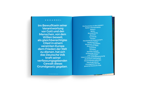 Das Grundgesetz als Magazin