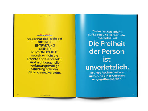 Das Grundgesetz als Magazin - Ausgabe 2025